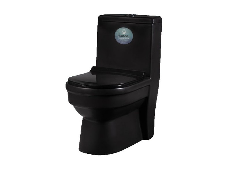 توالت فرنگی آداسا مدل شارک مشکی مات