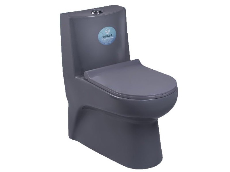 توالت فرنگی آداسا مدل وال طوسی مات