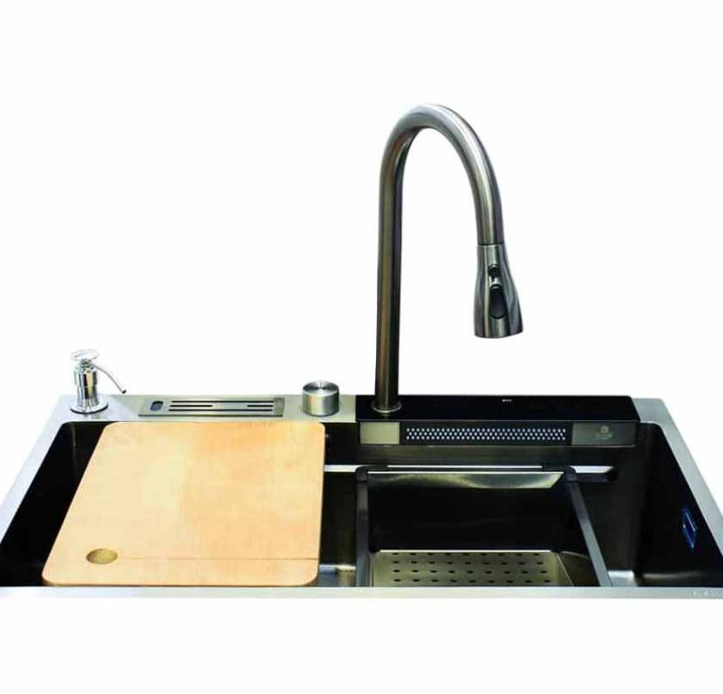 سینک ظرفشویی آبشاری لمسی