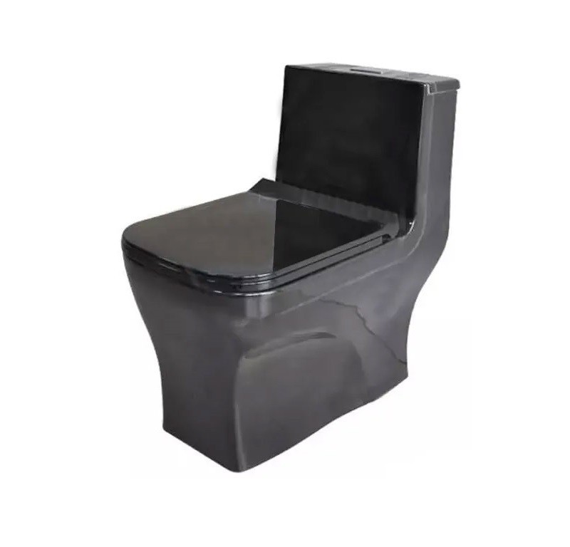 توالت فرنگی مروارید مدل کاتیا مشکی براق