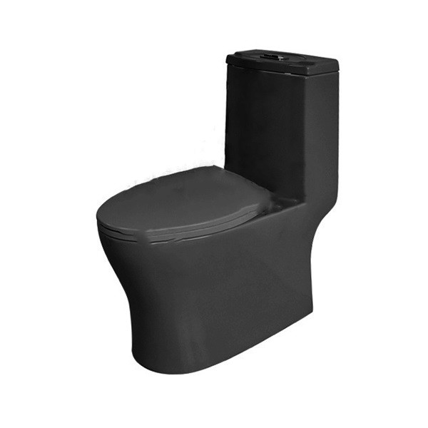 توالت فرنگی مروارید مدل سانتا مشکی براق