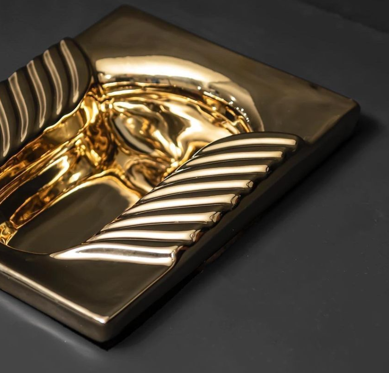 سنگ توالت ایرانی کوتینگ شده طلایی