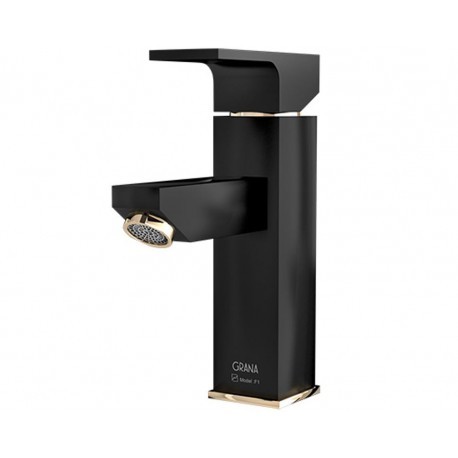 شیر روشویی گرانا مدل فلت مشکی