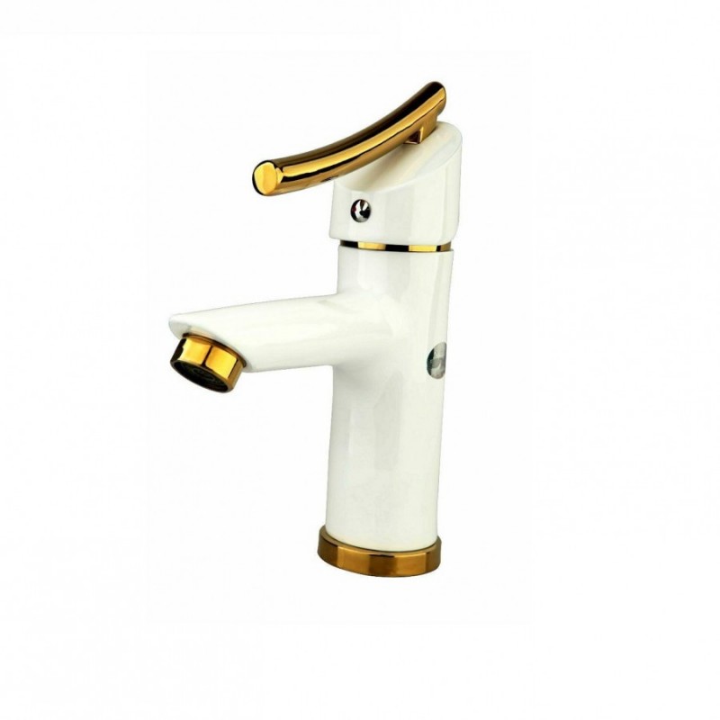 شیر روشویی کیانا سفید طلا