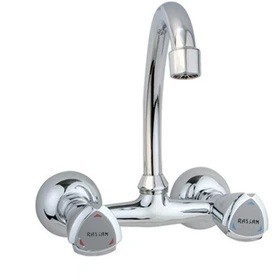 شیر روشویی دیواری راسان مدل نیوکاستا