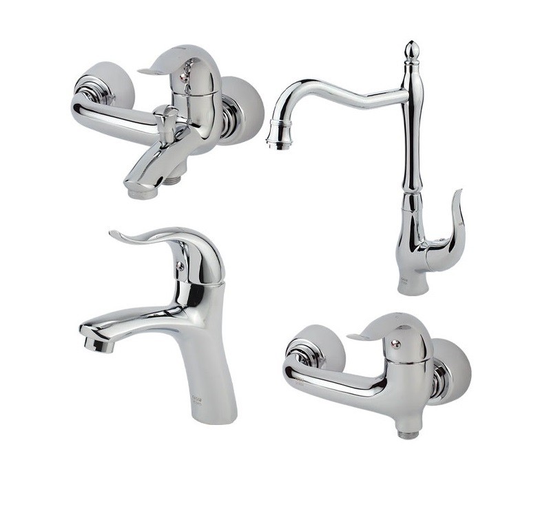 ست 4 تکه شیرالات کسری مدل کاسپین