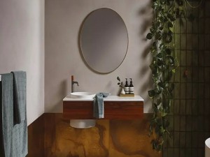 روشویی کورین با کاور چوب طبیعی دکو مدل فلوریدا