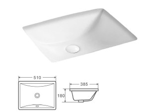 کاسه روشویی توکار آرماندو ویکاریو Armando vicario کد 2506