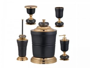 ست اکسسوری سرویس بهداشتی 5تکه DORITA مدل  SHELVY STONE