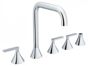 شیرآلات وان جکوزی پنج تکه بانیو دیزاین (BAGNODESIGN) مدل Bristol