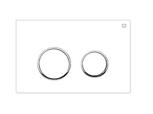 کلید تخلیه فلاش تانک توکار ایران مدل گرد سری 10