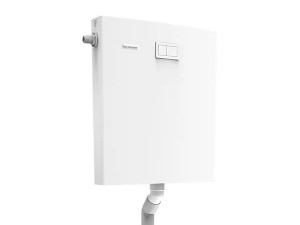 فلاش تانک روکار ایران مدل اولترا اسلیم ساده با آبگیری از چهارطرف