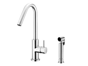 شیر ظرفشویی استیل لاکی همراه شات جاستایم کد 96-7772