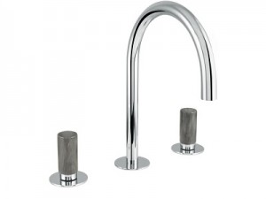 شیر روشویی سه تکه با دسته مرمر خاکستری بانیو دیزاین (BAGNODESIGN) مدل Sestriere