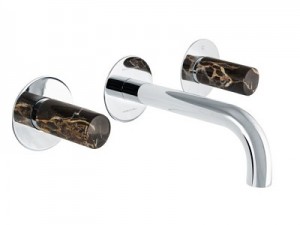 شیر روشویی توکار با دسته مرمر سیاه بانیو دیزاین (BAGNODESIGN) مدل Sestriere