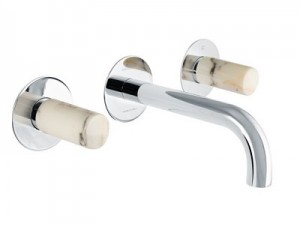 شیر روشویی توکار با دسته مرمر سفید بانیو دیزاین (BAGNODESIGN) مدل Sestriere