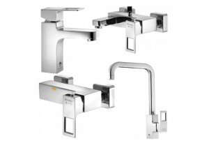 ست چهار تکه شیرآلات درخشان مدل موریس (جزیره)