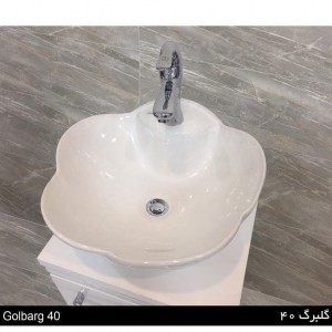 روشویی رو کابینتی سینا چینی مدل گلبرگ