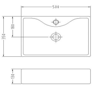 روشویی رو کابینتی سینا چینی مدل آیلار