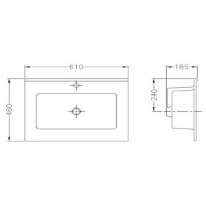 روشویی رو کابینتی سینا چینی مدل آنجلا