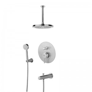 شیر دوش حمام  توکار درخشان مدل فلاور تیپ 6