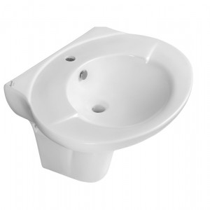 کاسه روشویی نیم پایه مروارید مدل رویال