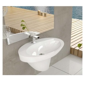 روشویی نیم پایه دار گلسار مدل الیت