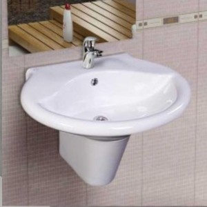 روشویی نیم پایه گلسار مدل آکوا