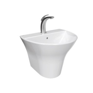 روشویی دیواری (نیم پایه) کرد مدل کانسپت