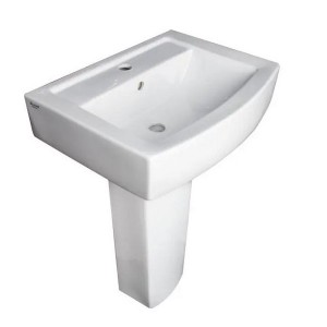 کاسه روشویی پایه دار مروارید مدل کرون