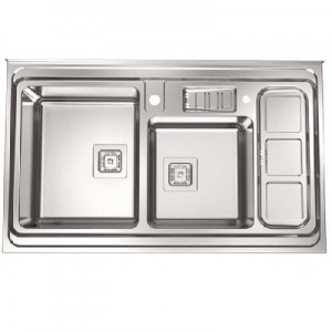 سینک استیل البرز مدل 853 روکار