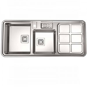 سینک استیل البرز مدل 855 توکار