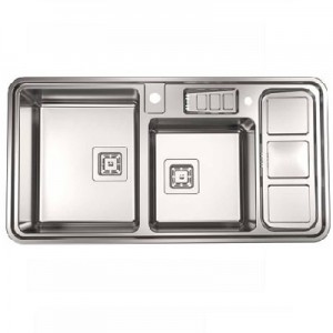 سینک استیل البرز مدل 853 توکار