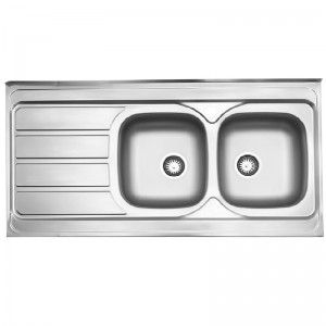 سینک نیمه فانتزی استیل البرز مدل 218 روکار