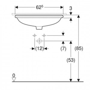 کاسه روشویی گبریت مدل VARIFORM کد500.758.01.2