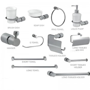 ست اکسسوری  سرویس بهداشتی  DORITA مدل TOTI
