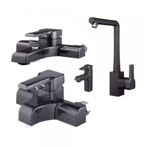 ست 4 تکه شیرآلات کونا ( Kona) مدل اکو Eco مشکی