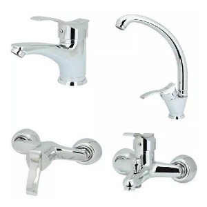 ست 4 تکه شیرآلات نوبل مدل اسمارت