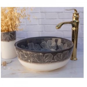 کاسه روشویی طرحدار سنتی مدل N382447