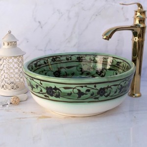 کاسه روشویی طرحدار سنتی مدل N382437