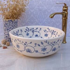 کاسه روشویی طرحدار سنتی مدل N382434