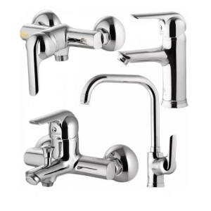 ست چهار تکه شیرآلات درخشان مدل اگنر (کاج)