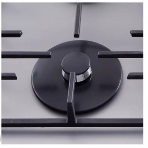 اجاق گاز صفحه شیشه ای مستر پلاس مدل G 237 نقره ای مات