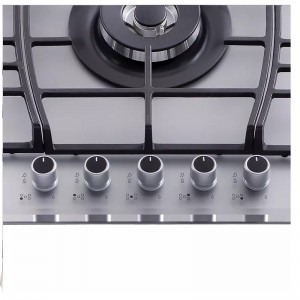 اجاق گاز صفحه شیشه ای مستر پلاس مدل G 237 نقره ای مات
