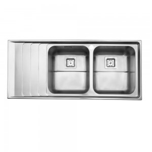 سینک استیل البرز مدل 734 توکار