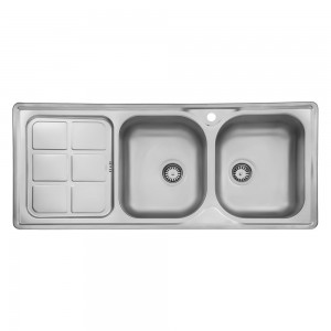 سینک یک تکه استیل البرز مدل 301 توکار