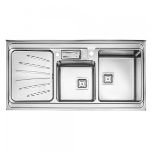 سینک استیل البرز مدل 854 روکار