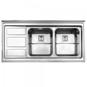 سینک استیل البرز مدل 765 روکار
