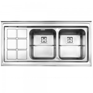 سینک استیل البرز مدل 761 روکار