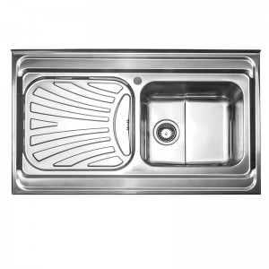 سینک استیل البرز مدل 711 روکار